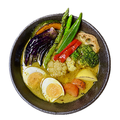 いろどり野菜・スープカレー